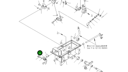Рычаг 134-43-61370 Komatsu