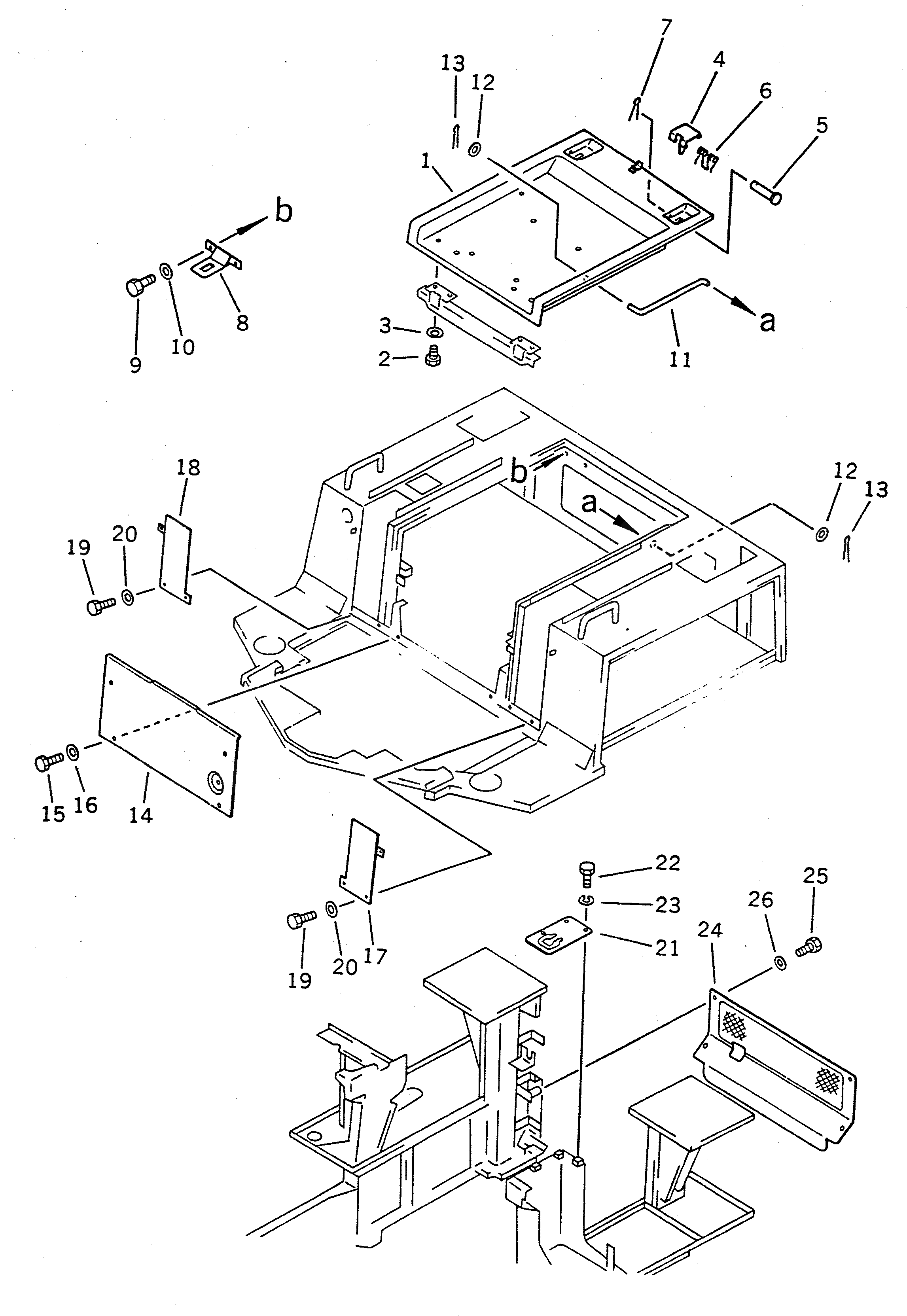 Крышка 361-54-14511 Komatsu