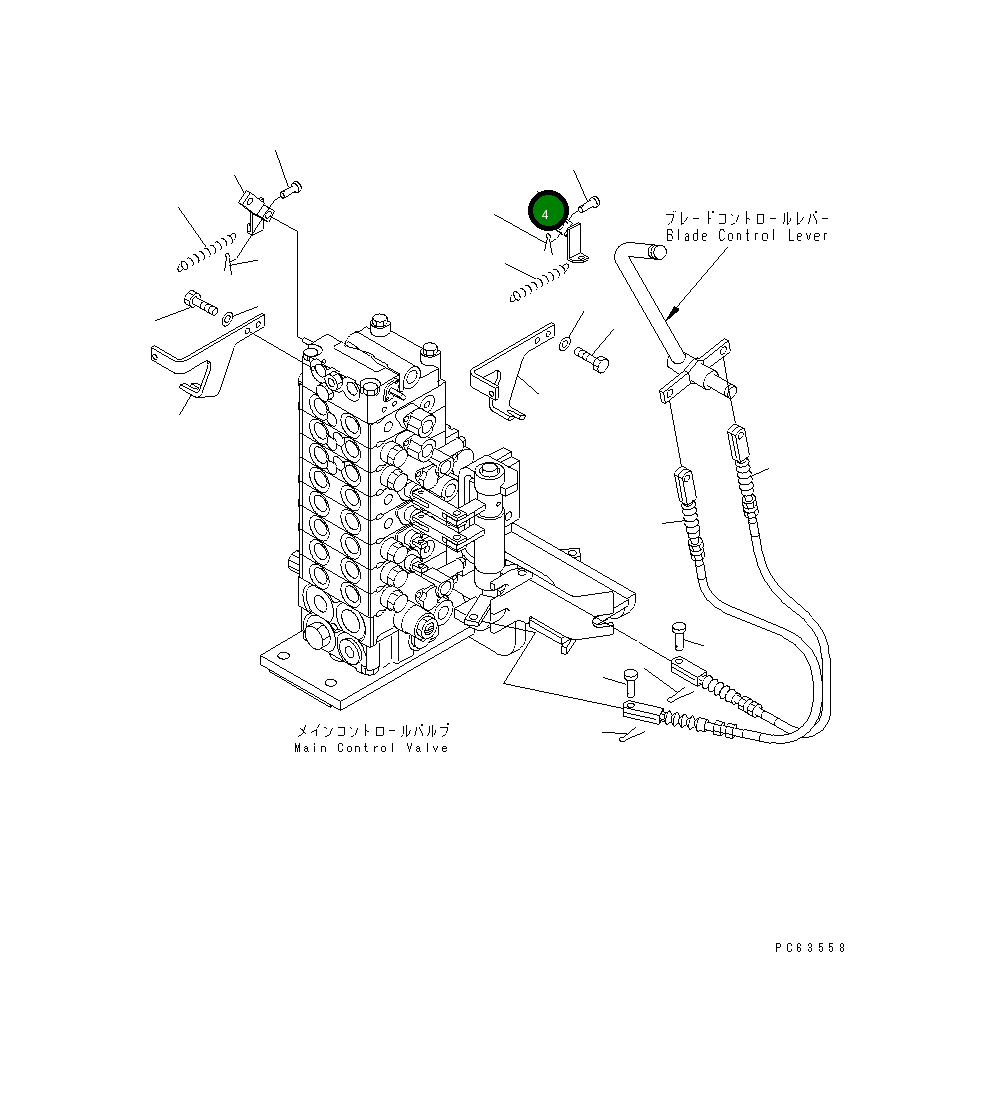 Рычаг 20P-43-81551 Komatsu