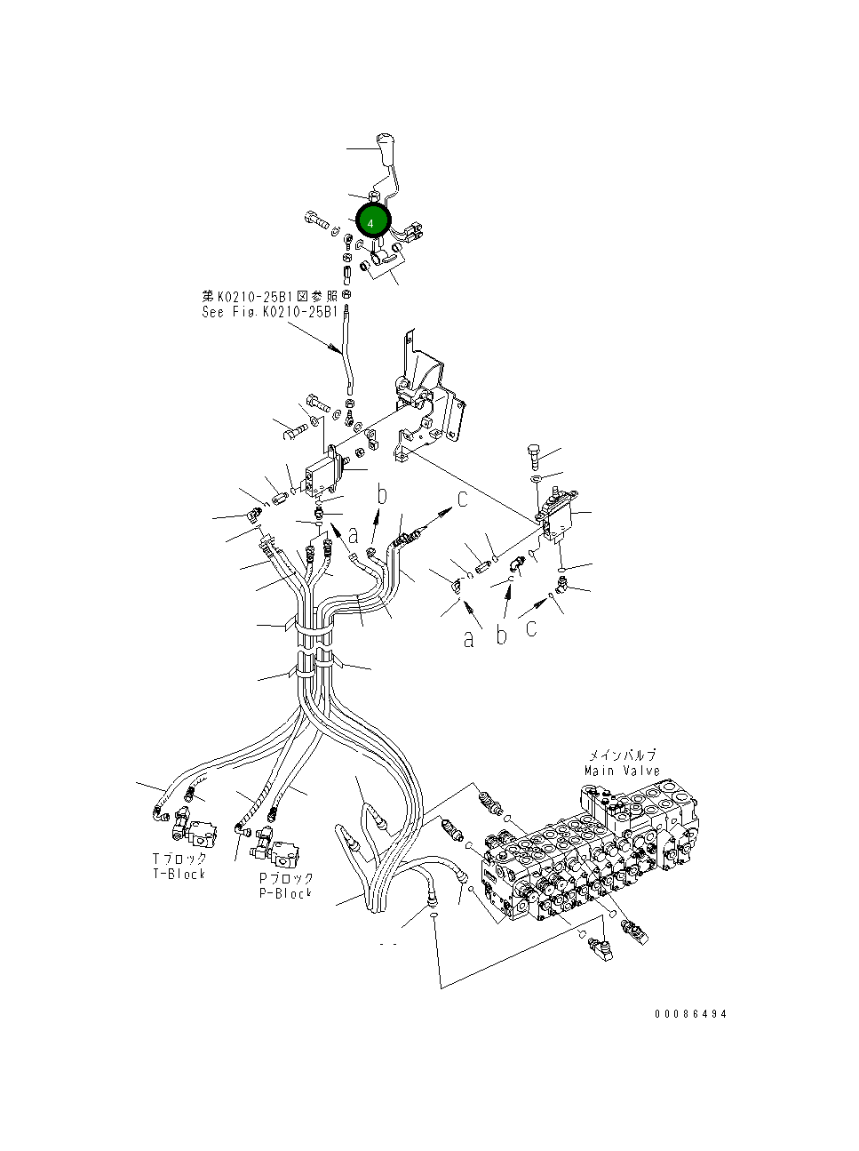 Рычаг 22F-910-3121 Komatsu
