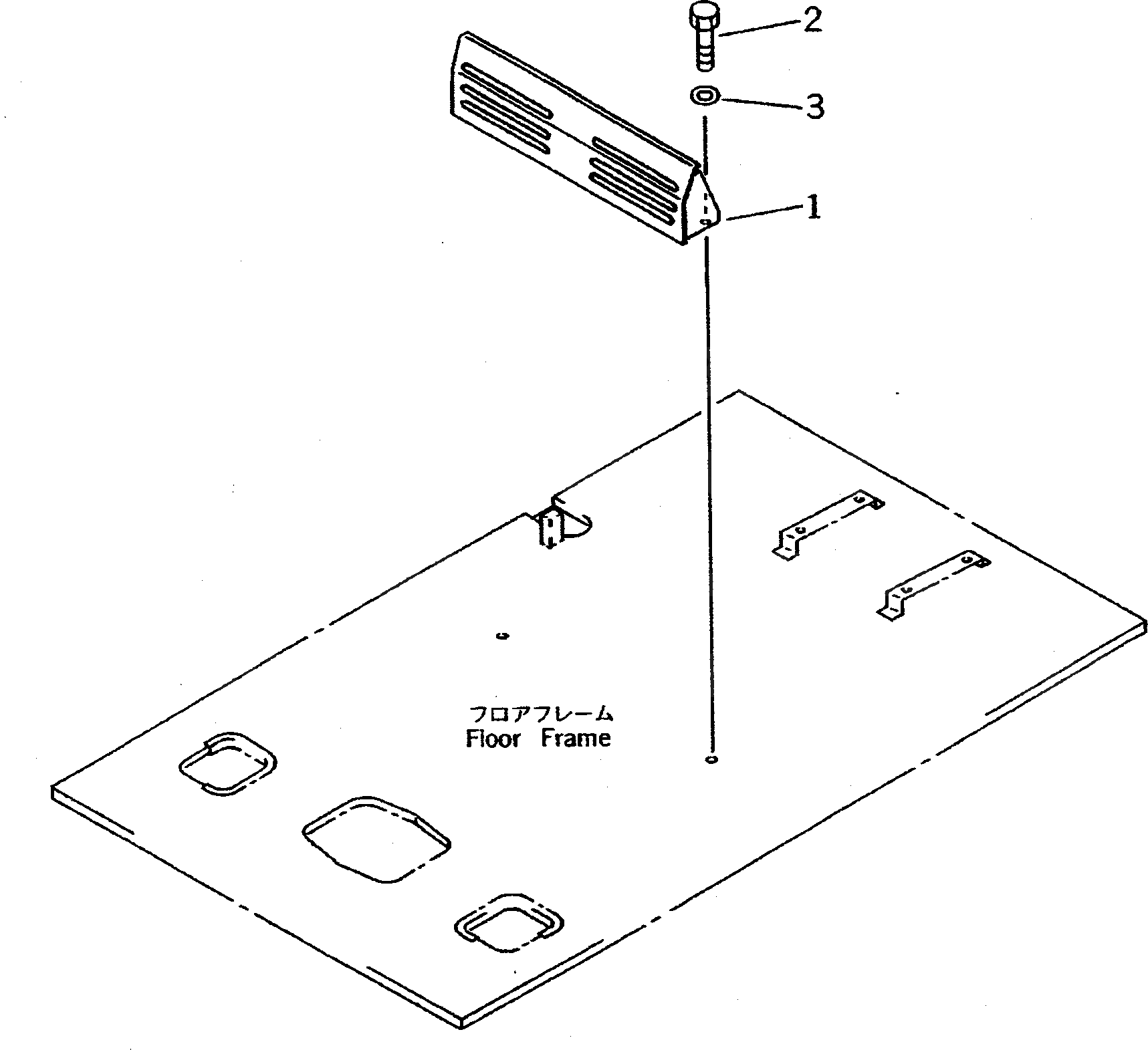 Крышка 207-54-53360  Komatsu