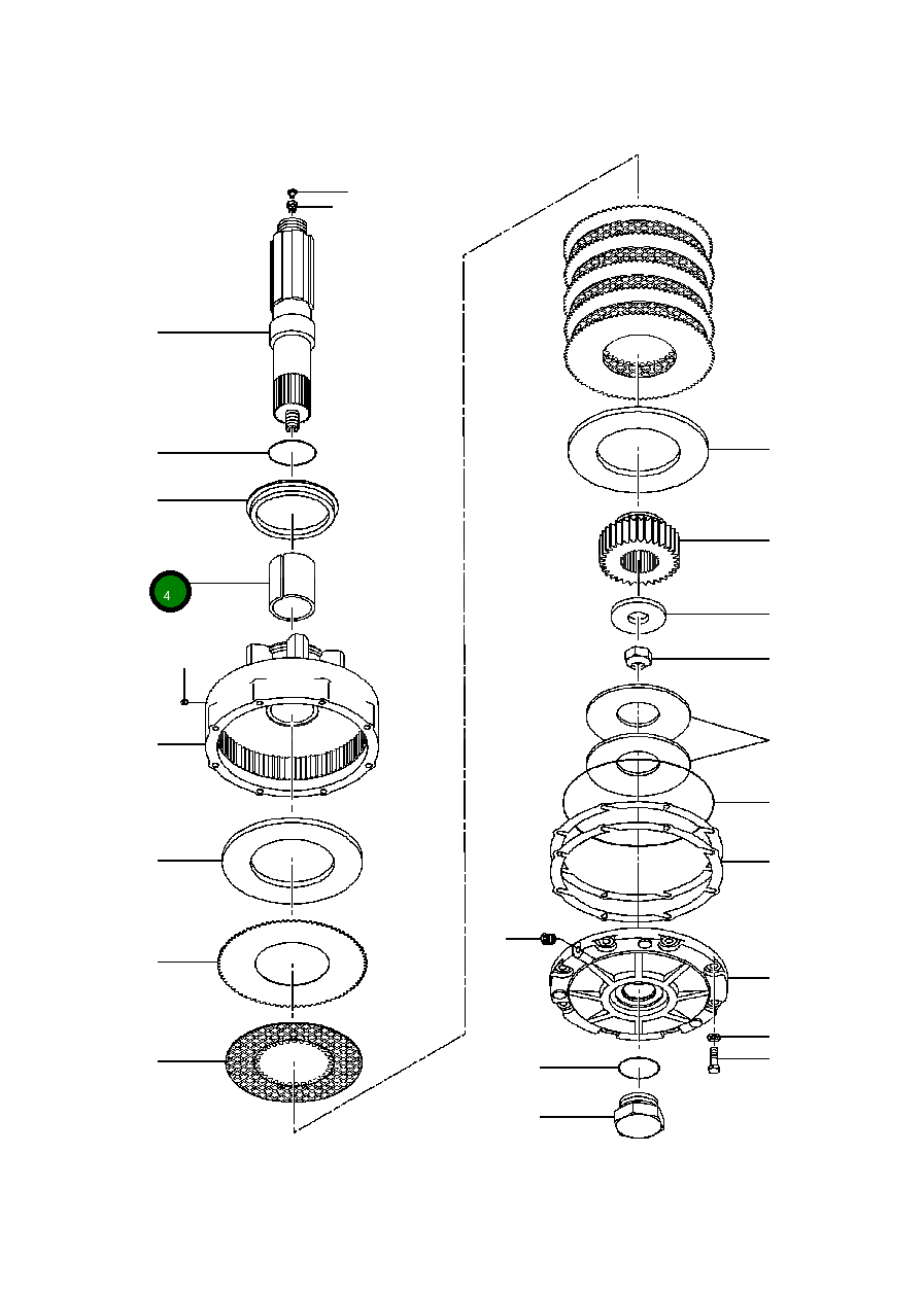 Подшипник 1431 311 H1 Komatsu