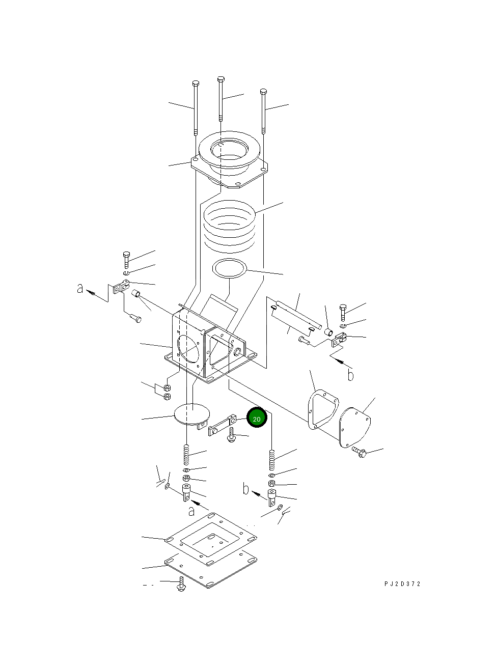 Рычаг 56B-02-11431 Komatsu