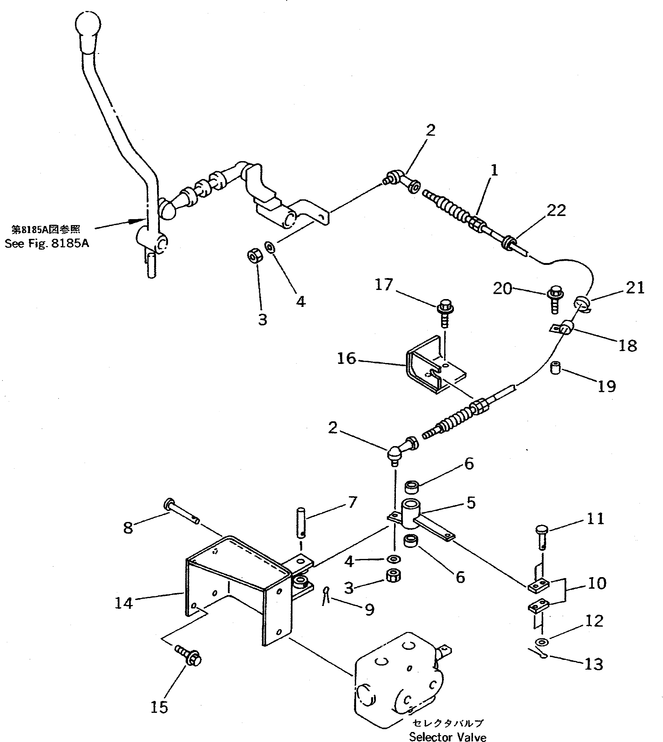 Рычаг 415-878-1281 Komatsu