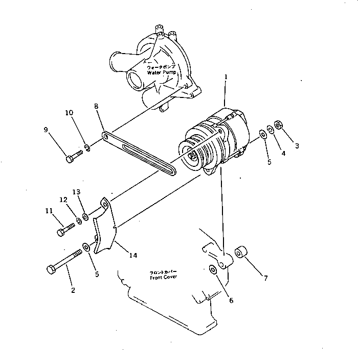 Крышка 6138-81-8810  Komatsu