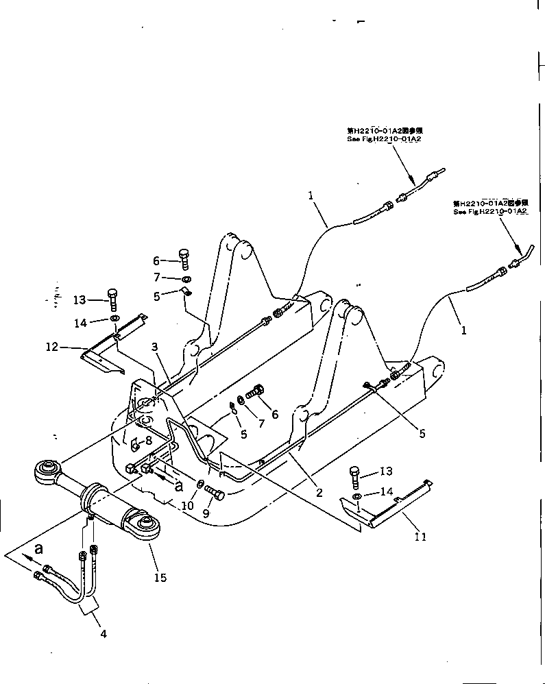 Крышка 13F-62-32221 Komatsu