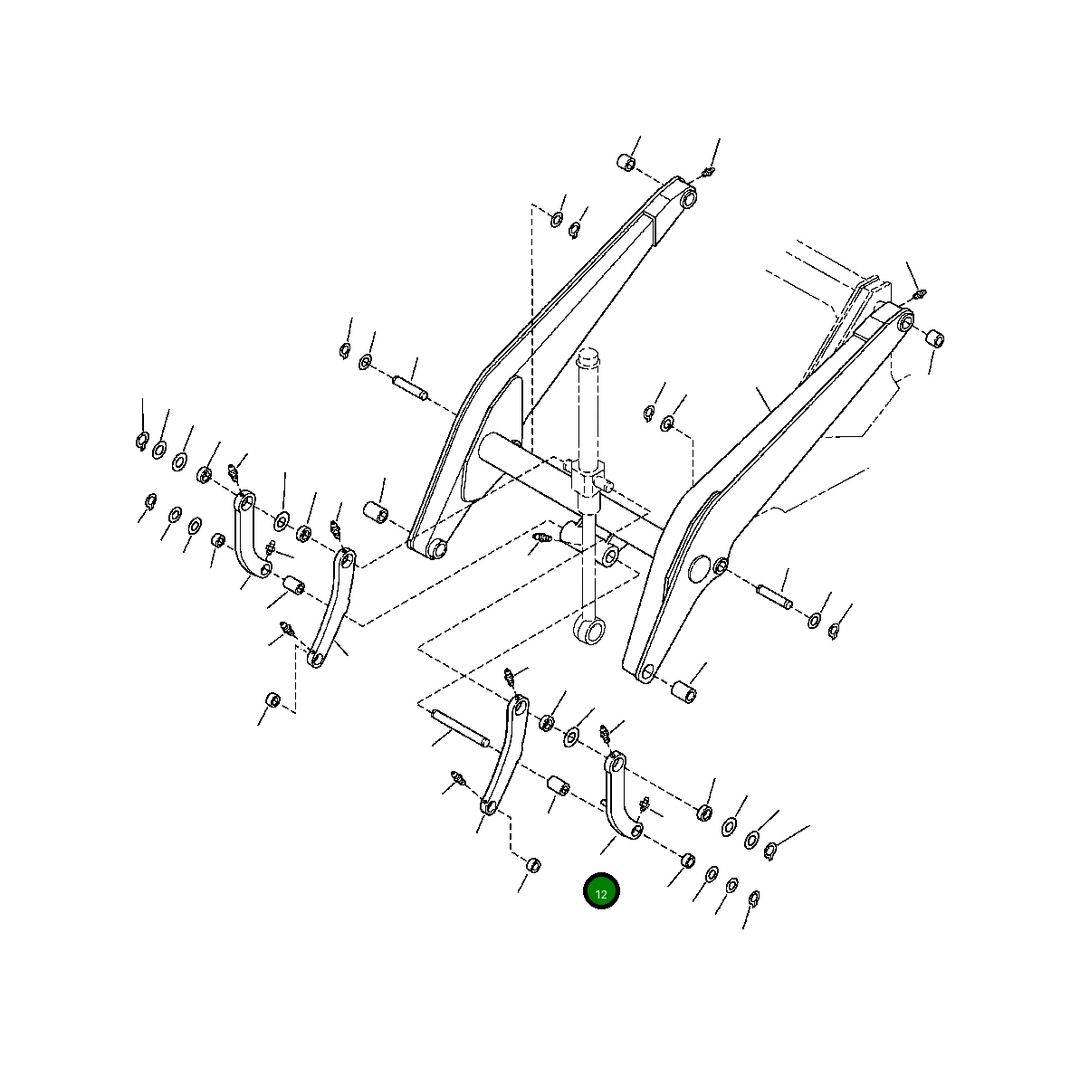 Рычаг 42N-70-11770 Komatsu