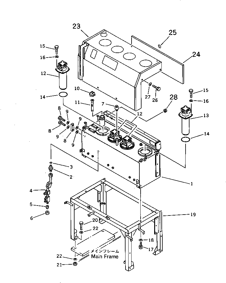 Крышка 262-60-53133 Komatsu