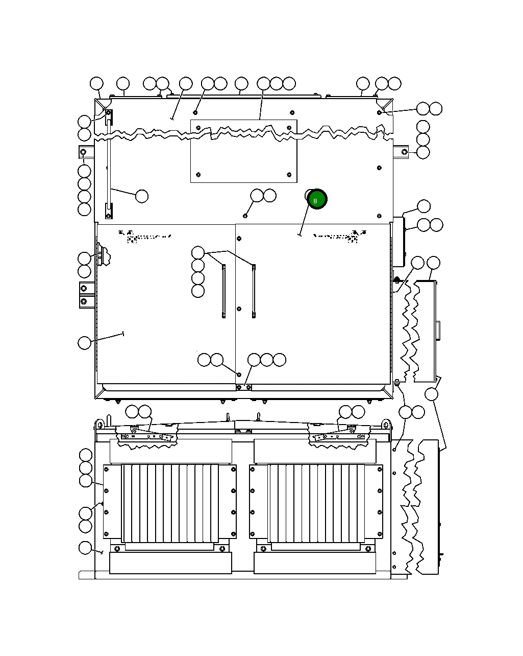 Крышка EC0521 Komatsu