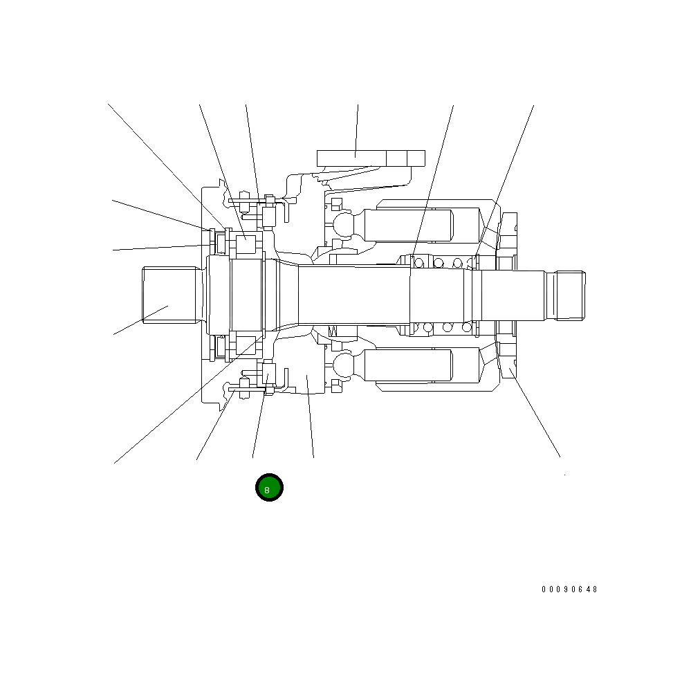 Подшипник UC1708305787 Komatsu