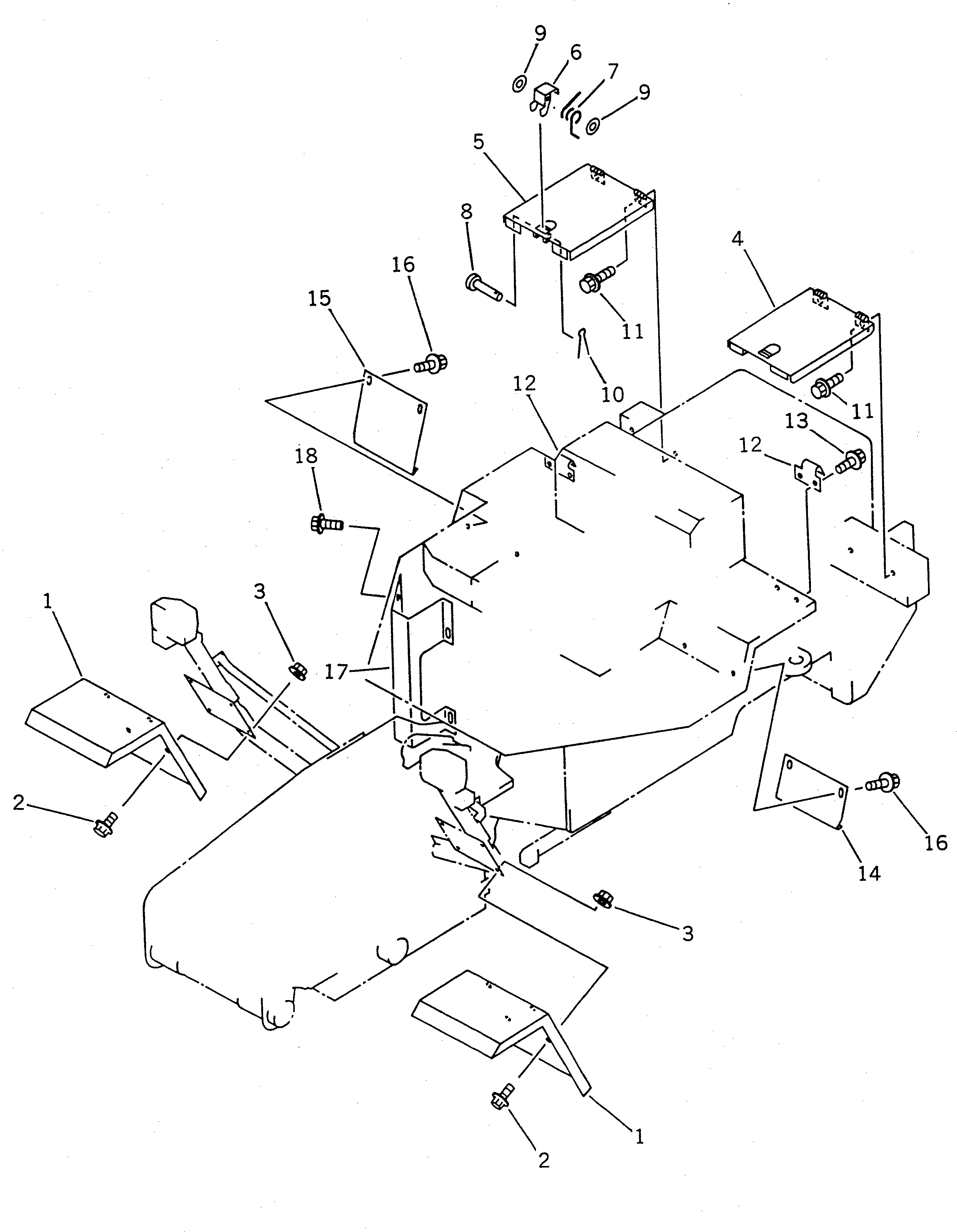 Крышка 415-54-12374 Komatsu