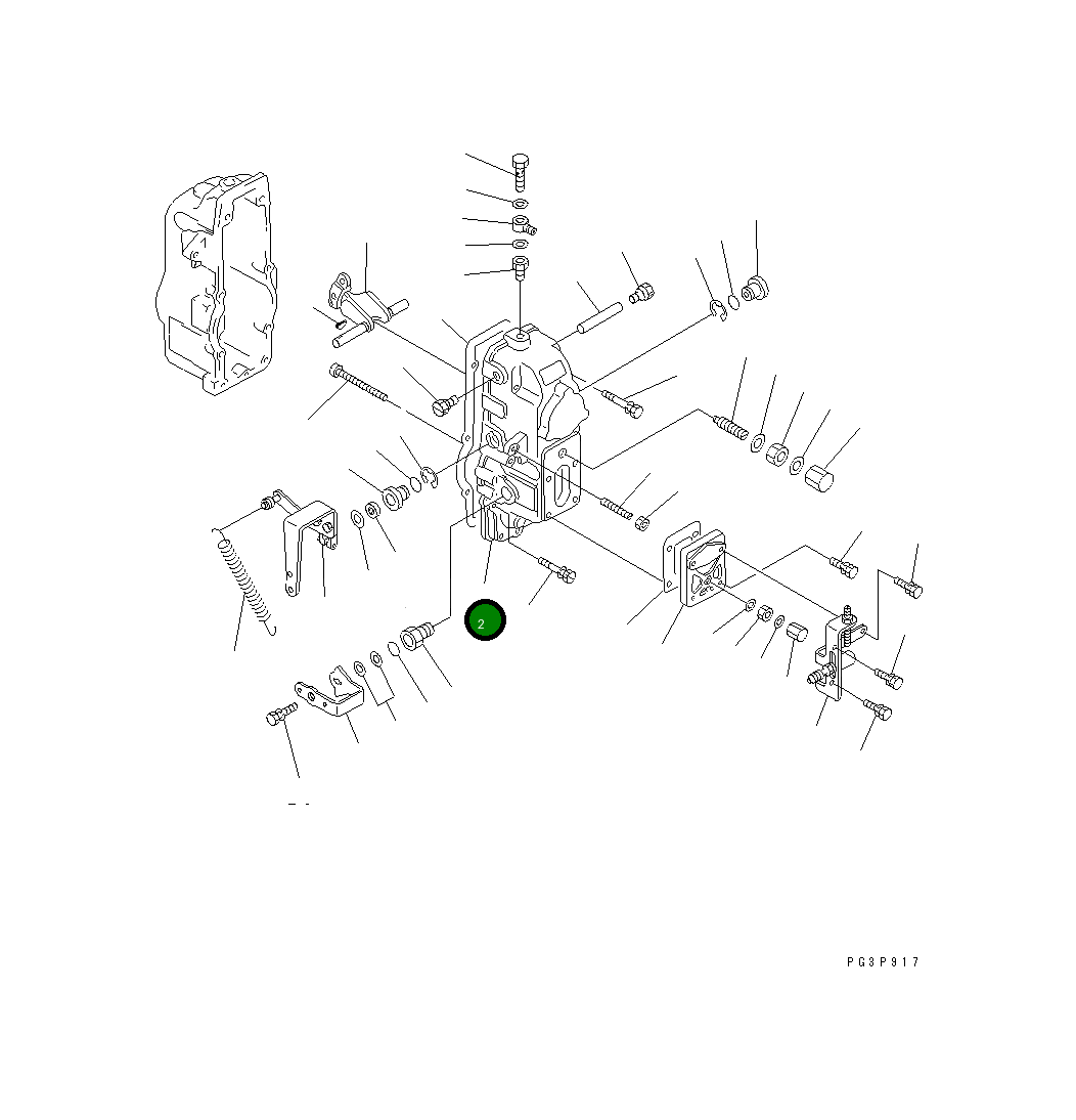 Крышка DK154520-7120 Komatsu