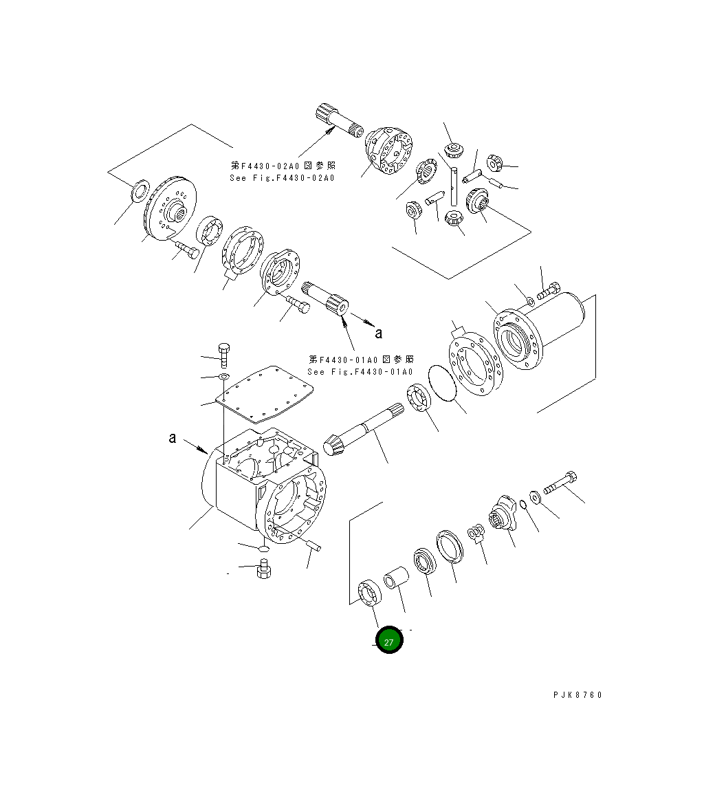Подшипник 363-22-31820 Komatsu