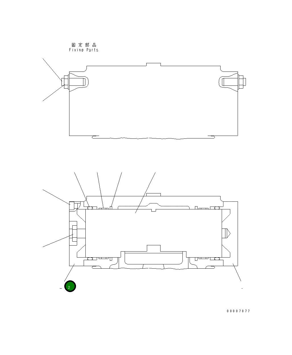 Крышка UC10201074541 Komatsu
