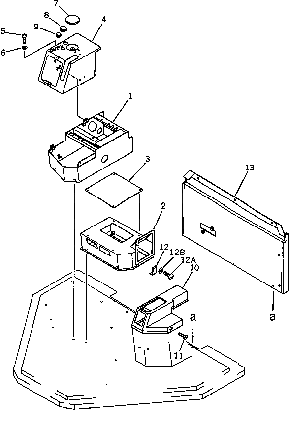 Крышка 418-944-1171 Komatsu
