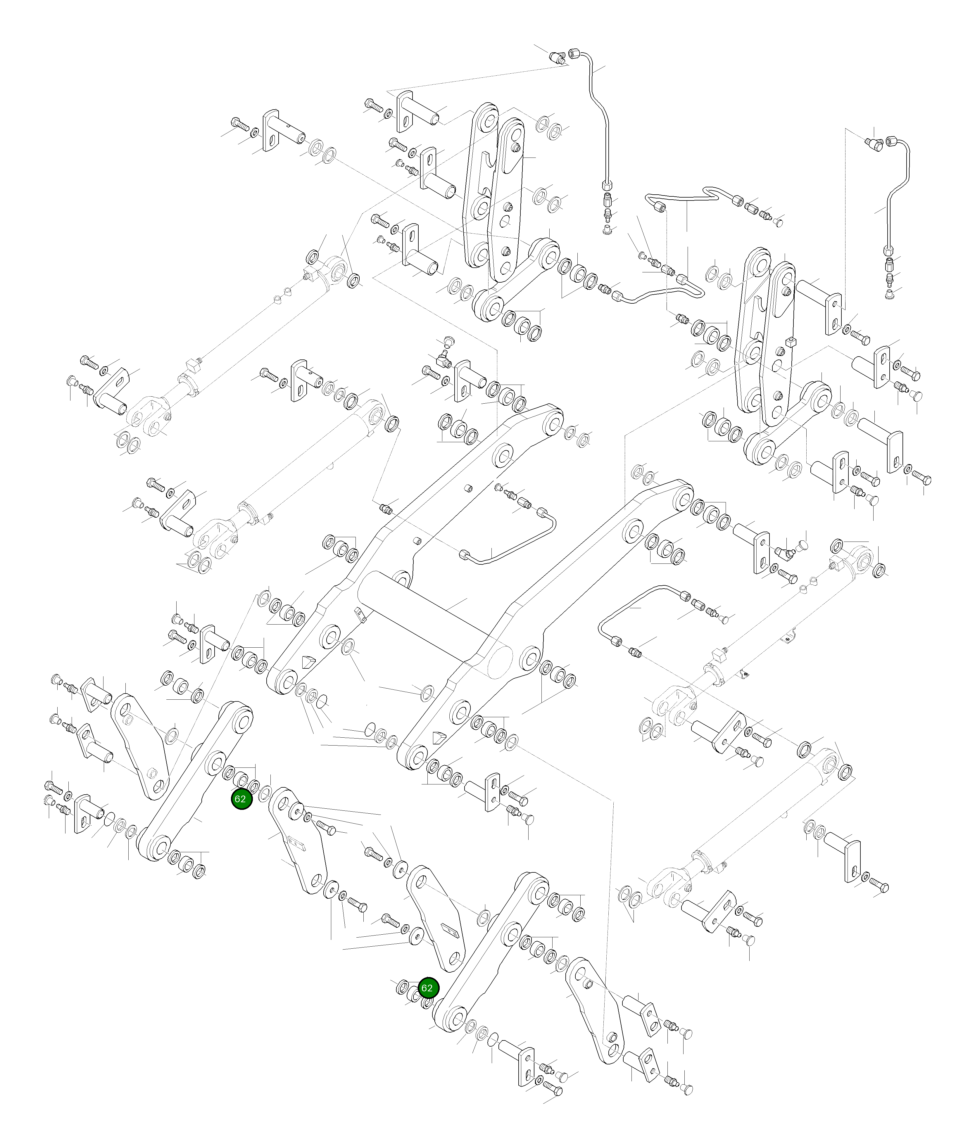 Рычаг 42Y-T80-H270 Komatsu