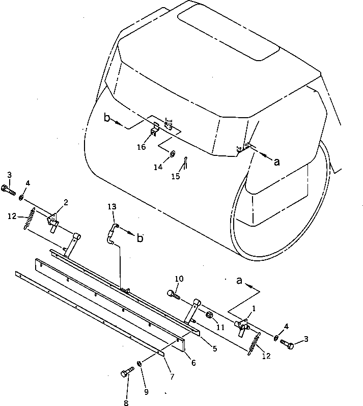 Рычаг 278-70-13110 Komatsu