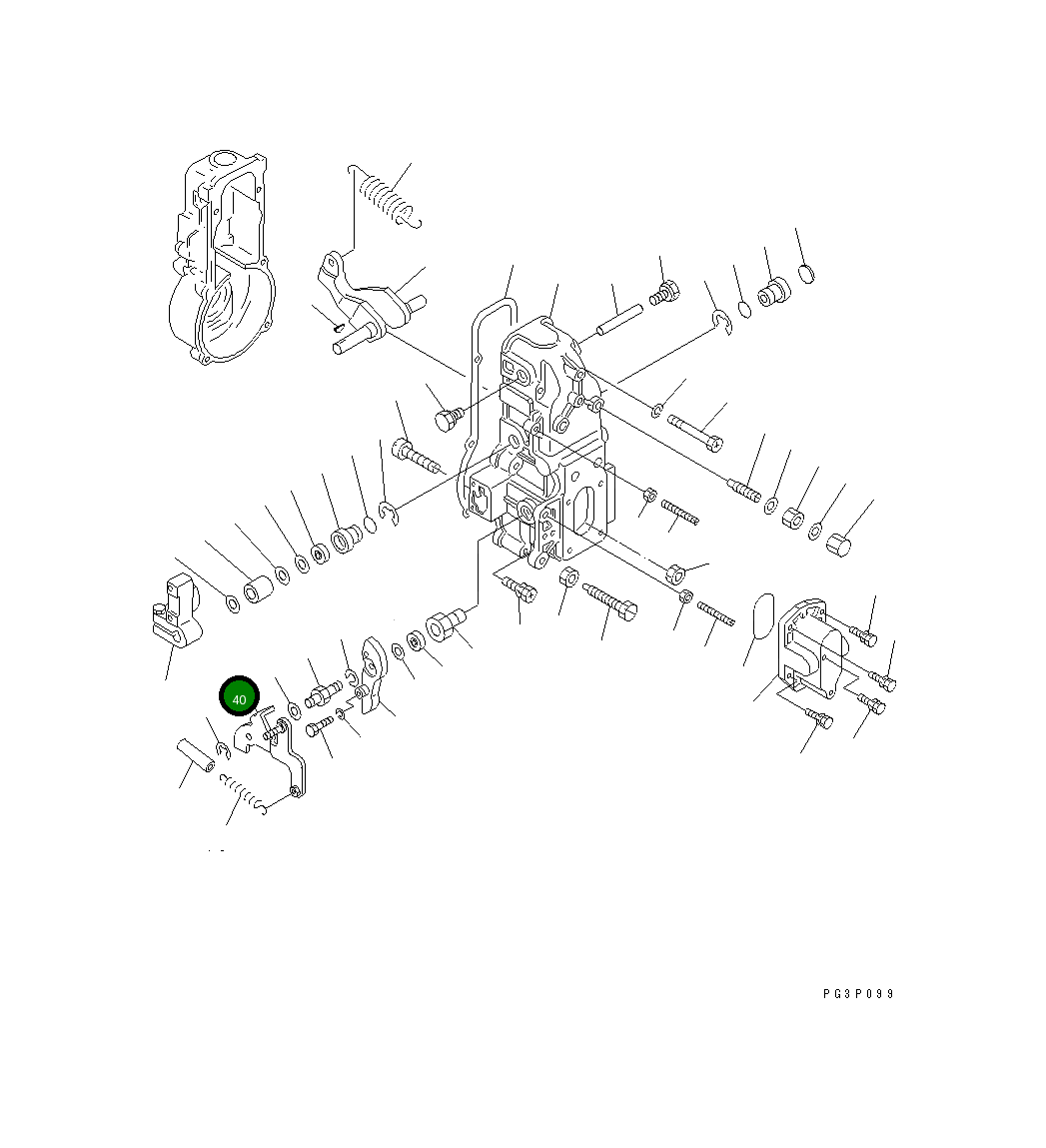 Рычаг DK154363-4120 Komatsu