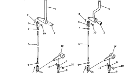 Рычаг 233-43-27670 Komatsu