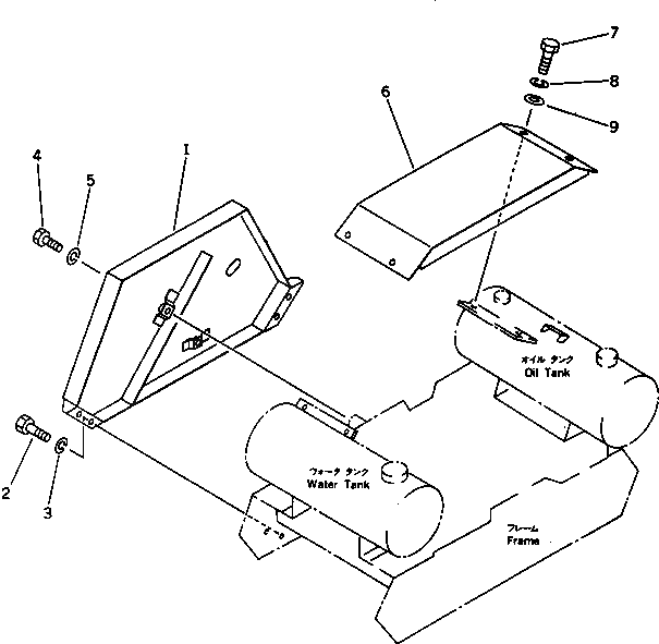Крышка 2692-1-35500 Komatsu