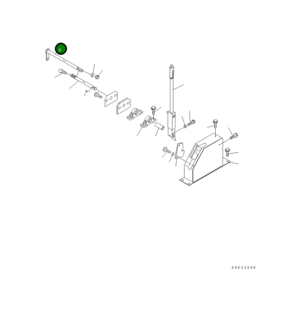 Рычаг 567-43-73151  Komatsu