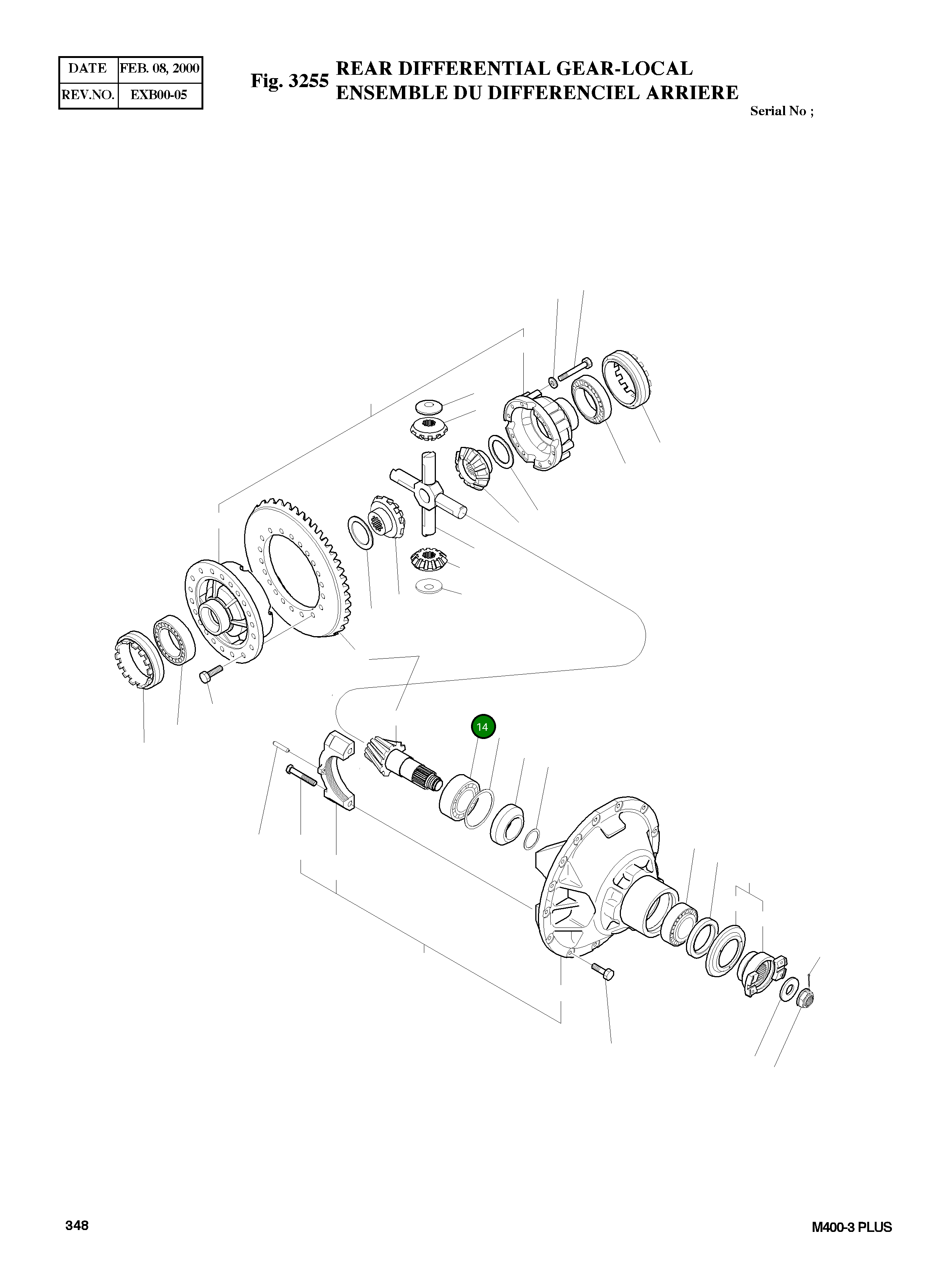 Подшипник 4109-7043 Komatsu