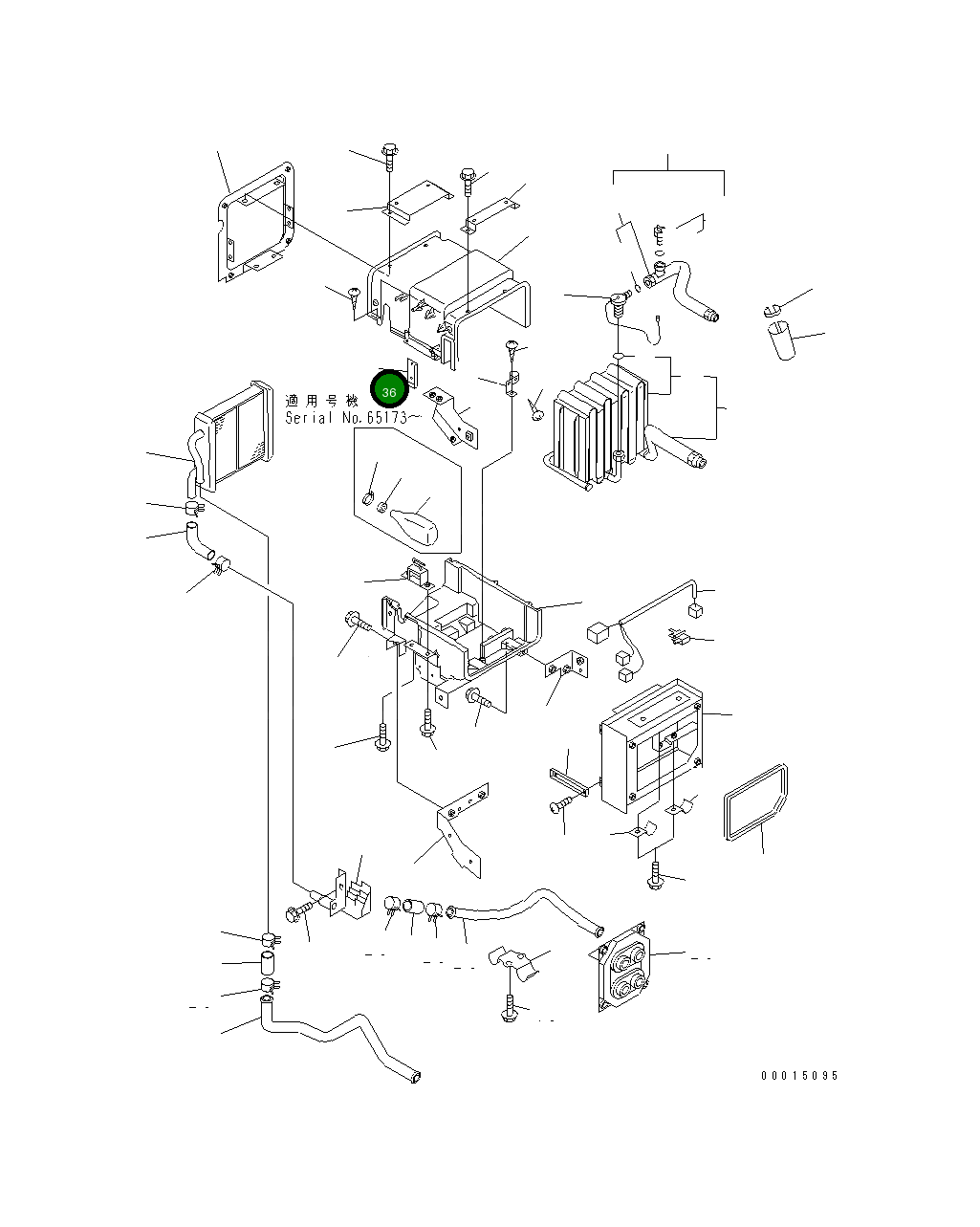 Крышка ND113622-0220 Komatsu