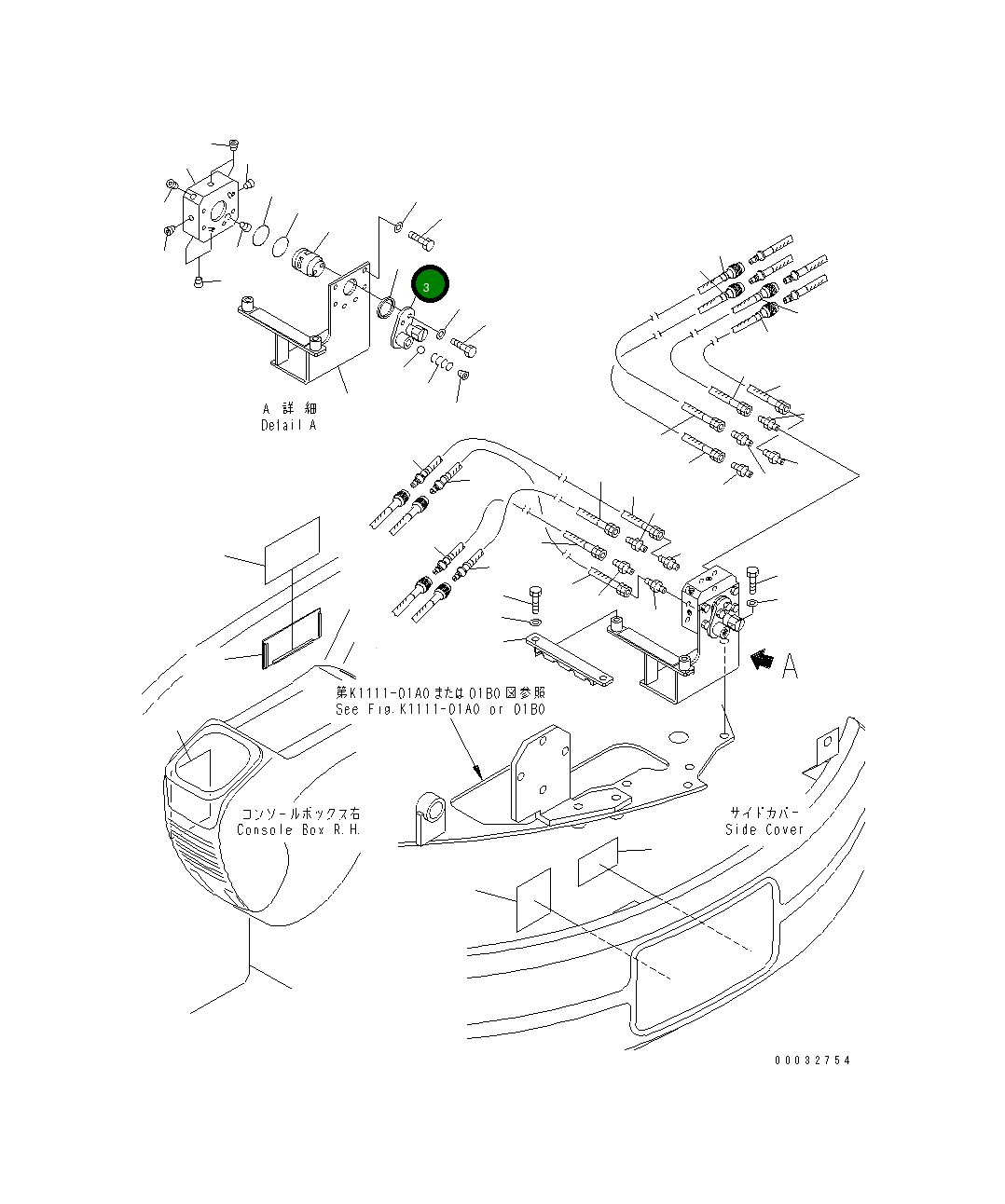 Рычаг 21U-62-34631 Komatsu