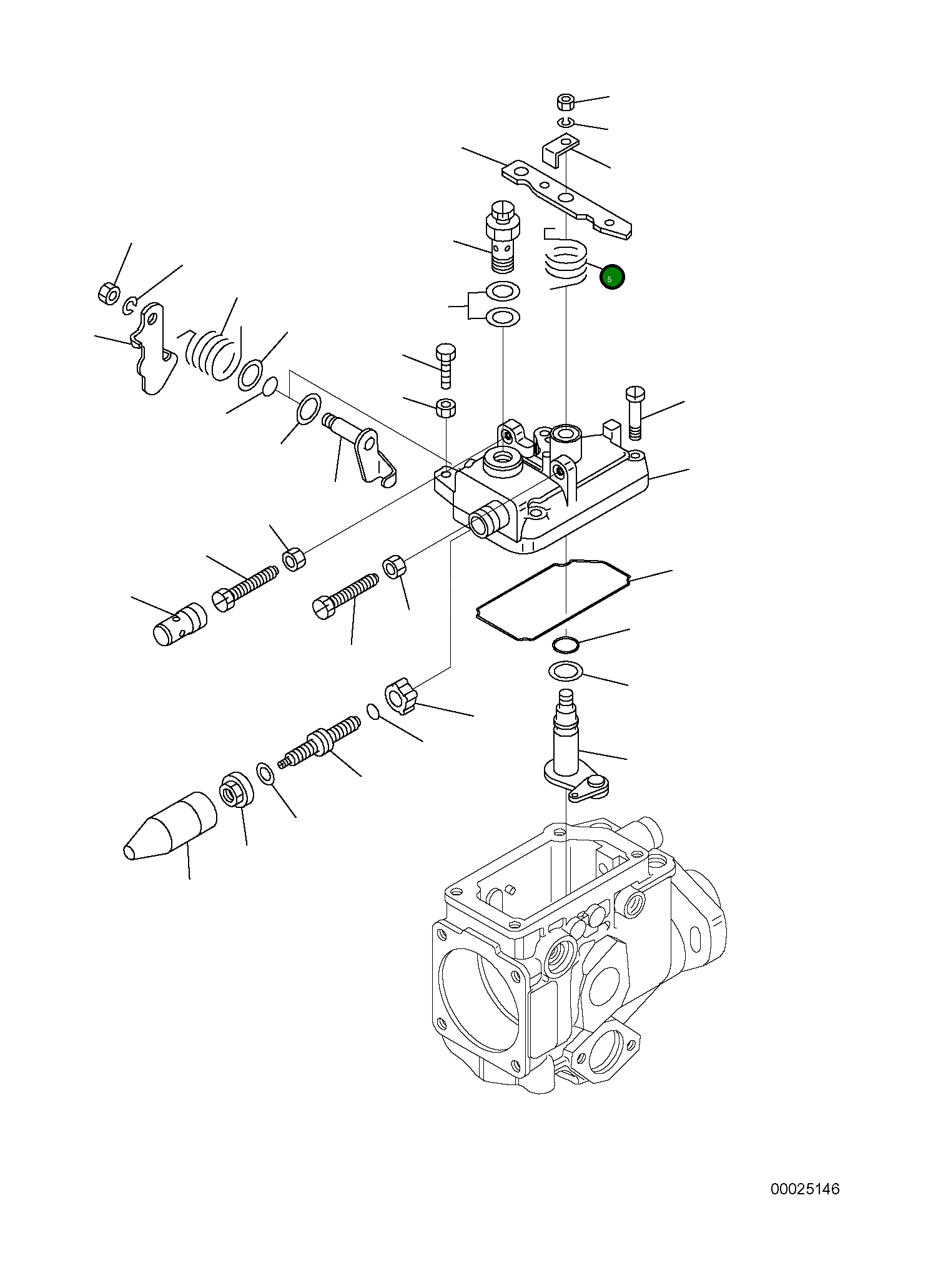 Рычаг DK146832-1500 Komatsu