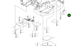 Крышка 22U-54-28390 Komatsu