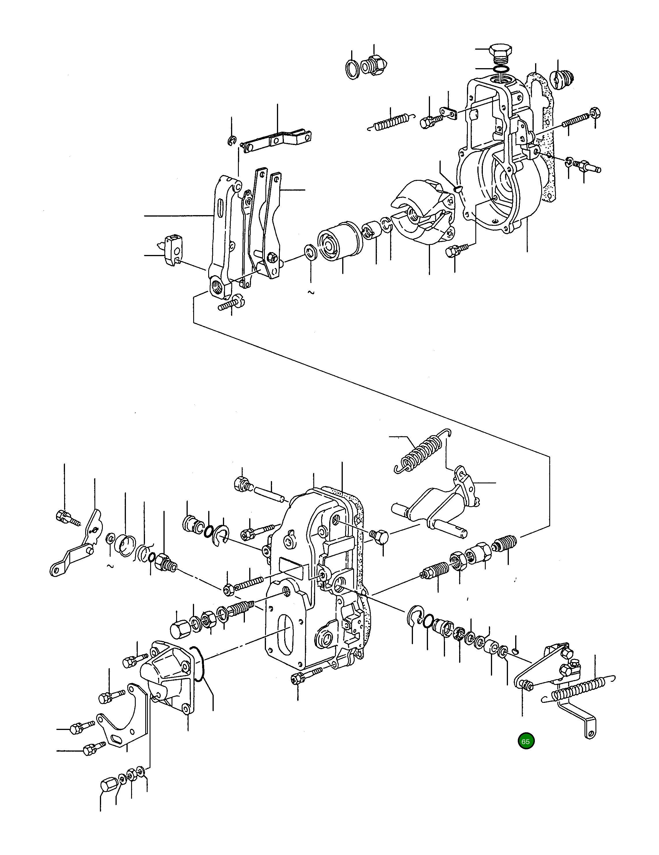 Рычаг YMX1543963420 Komatsu