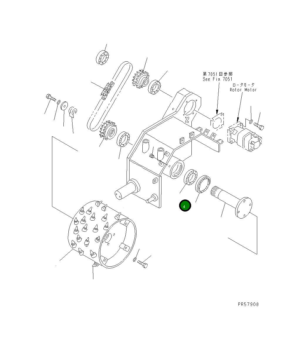 Подшипник 06000-32012 Komatsu