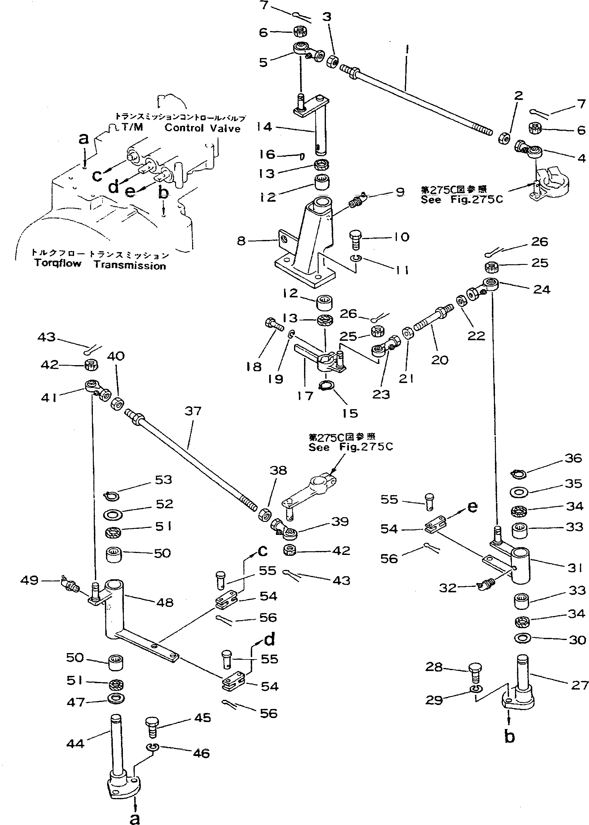 Рычаг 195-43-21212 Komatsu