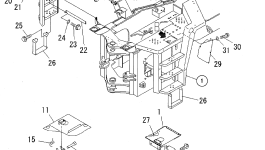 Крышка 425-54-24440  Komatsu