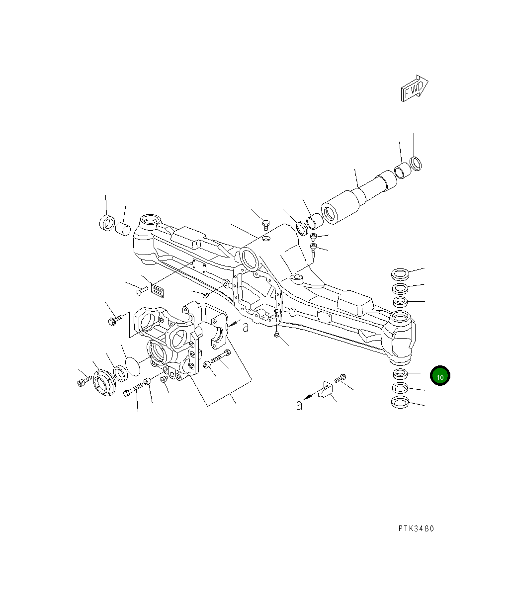 Подшипник 20E-23-K1370 Komatsu