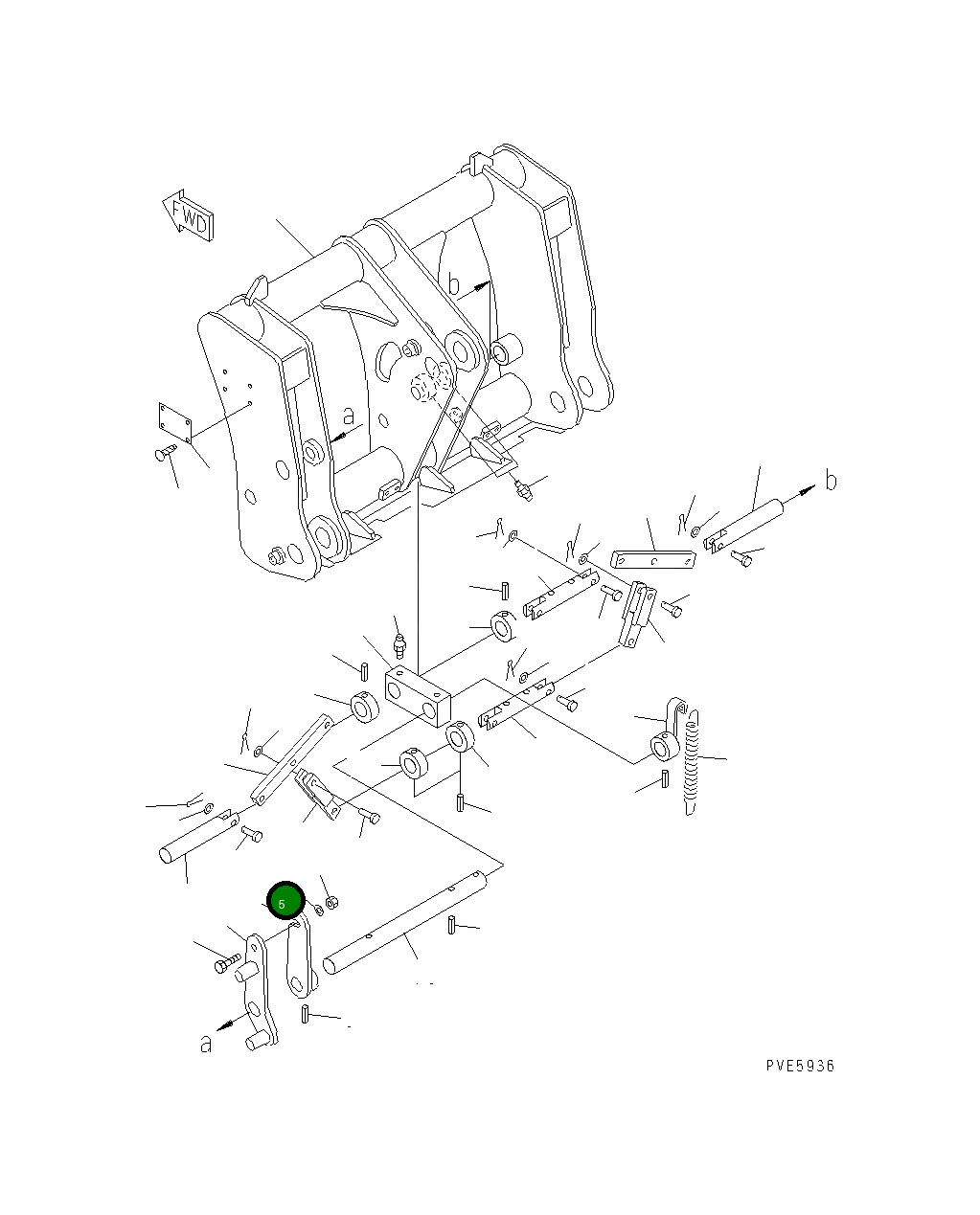 Рычаг 415-879-1230 Komatsu