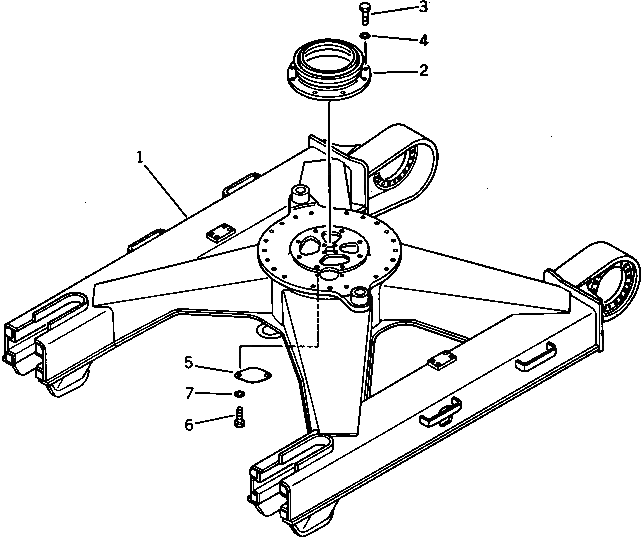 Крышка 20X-30-21130  Komatsu