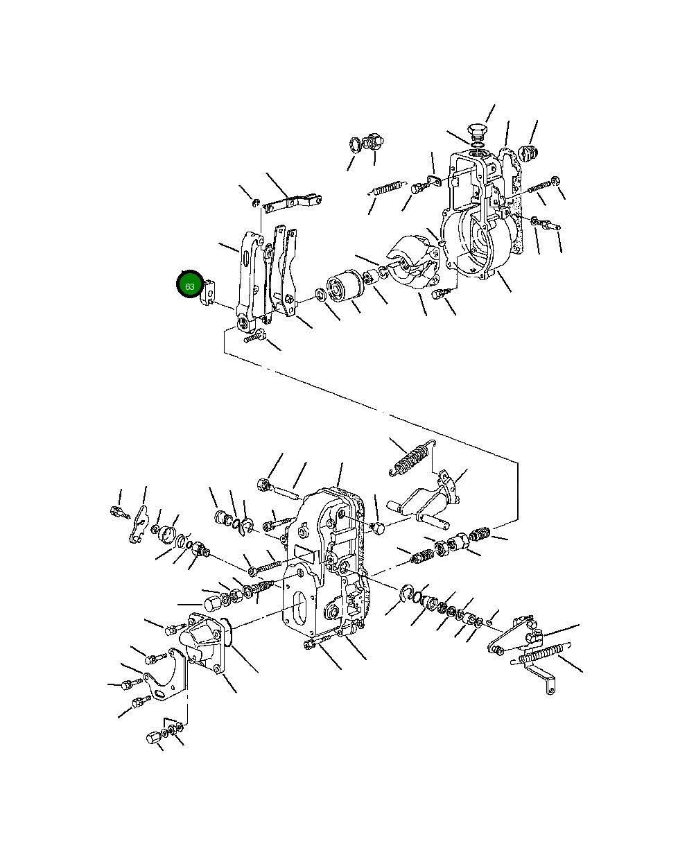Рычаг YMX15432-65020 Komatsu