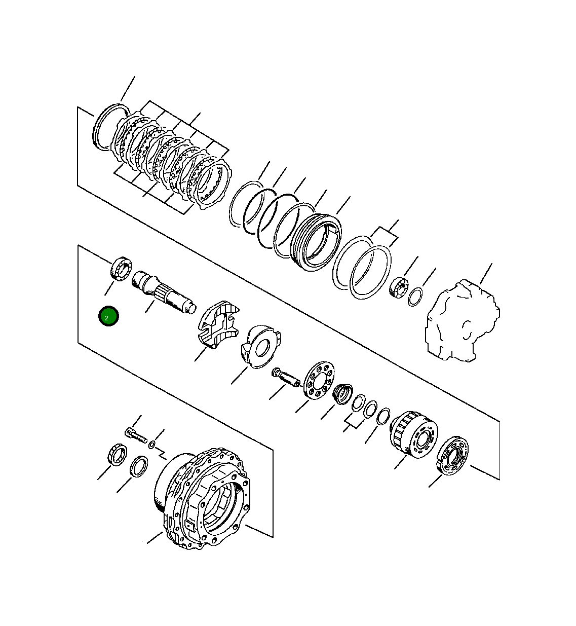 Подшипник 708-8H-12151 Komatsu