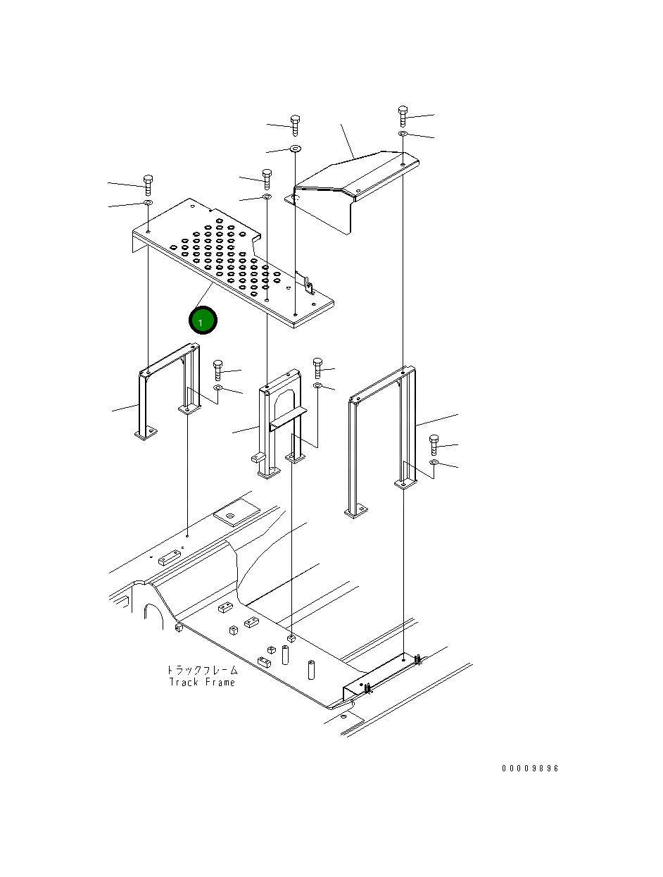 Крышка 8240-54-1911  Komatsu