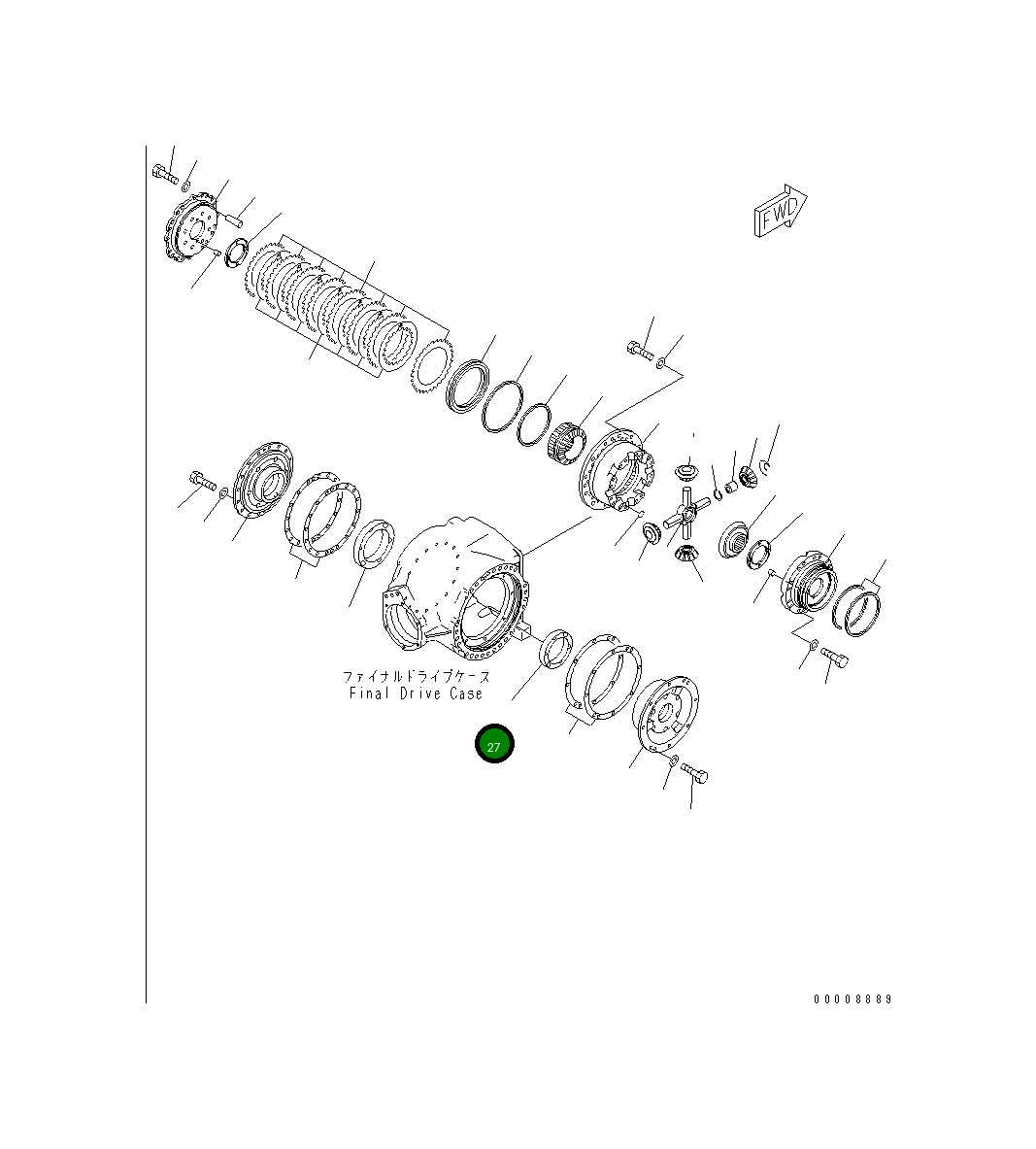 Подшипник 23B-22-31790  Komatsu