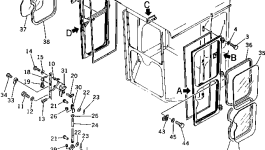Стекло 232-950-3160 Komatsu