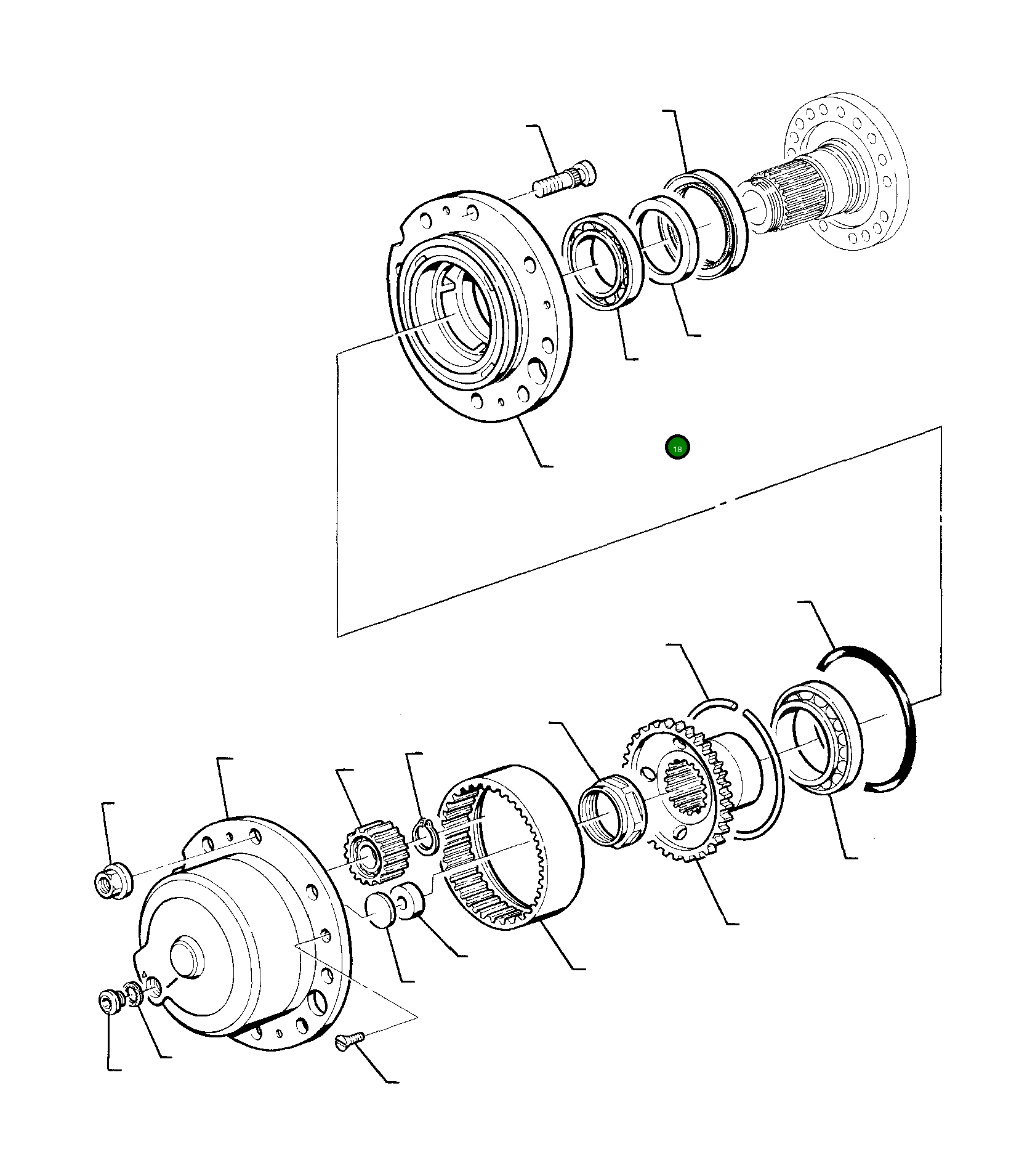 Подшипник MIB070637  Komatsu