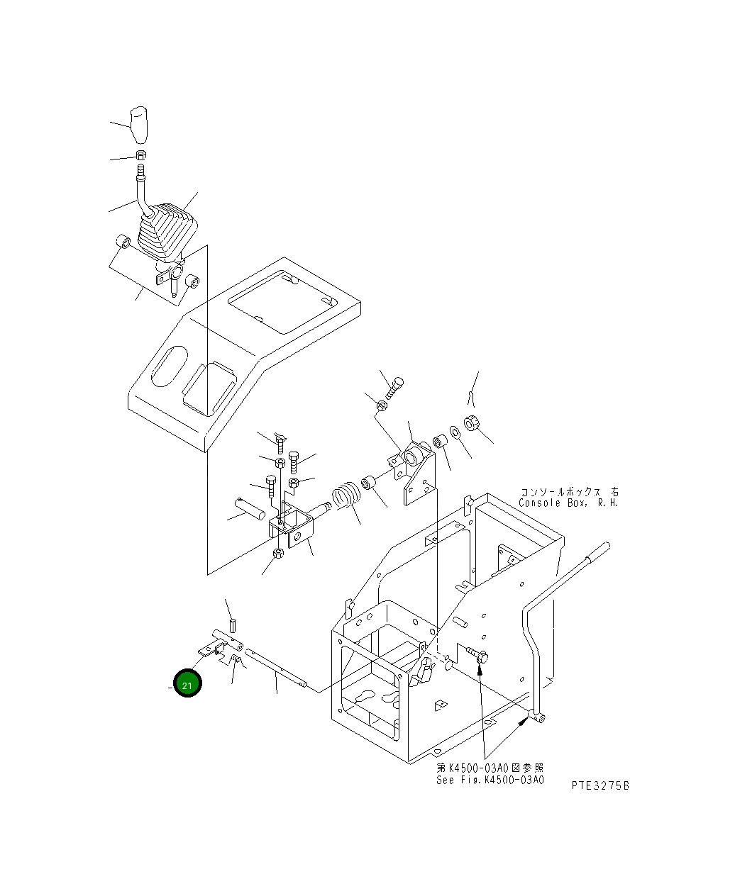 Рычаг 417-43-28150 Komatsu