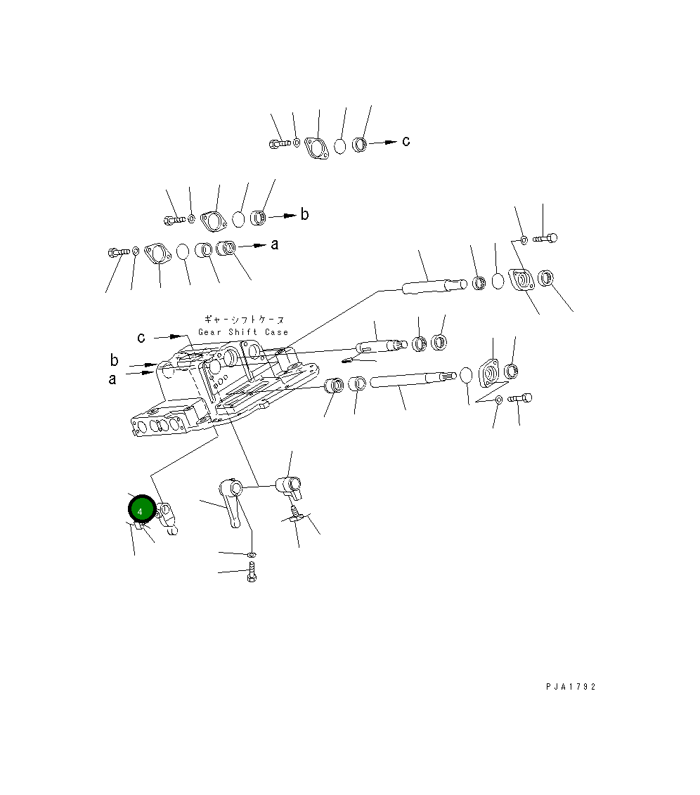 Рычаг 14X-14-12831 Komatsu
