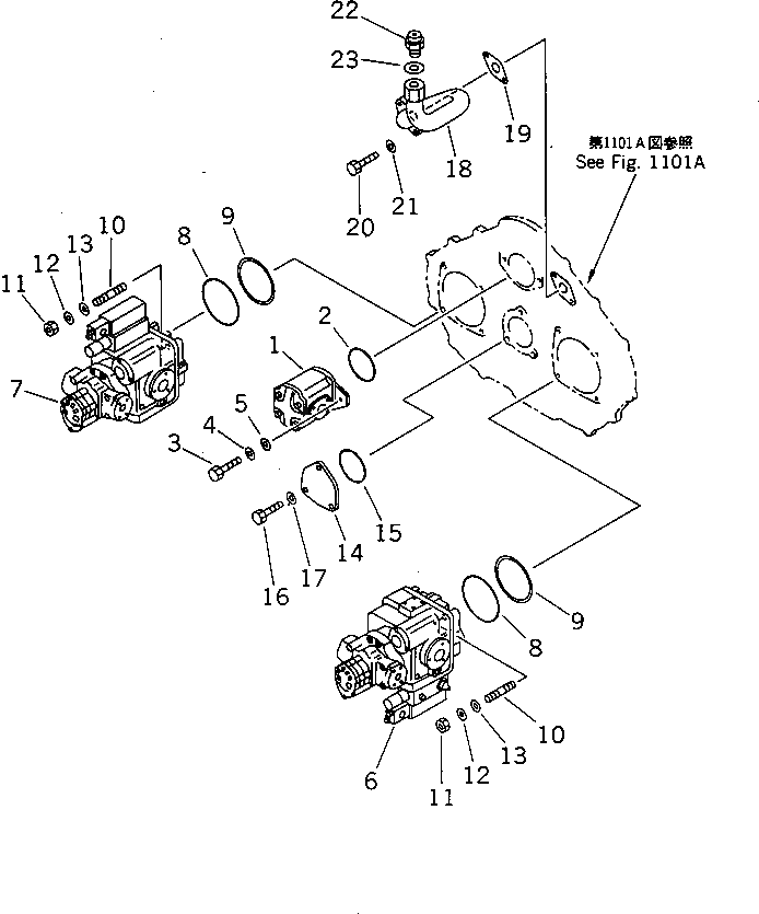 Крышка 273-19-11181 Komatsu