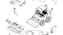 Предохранитель 30A 885091009 Komatsu