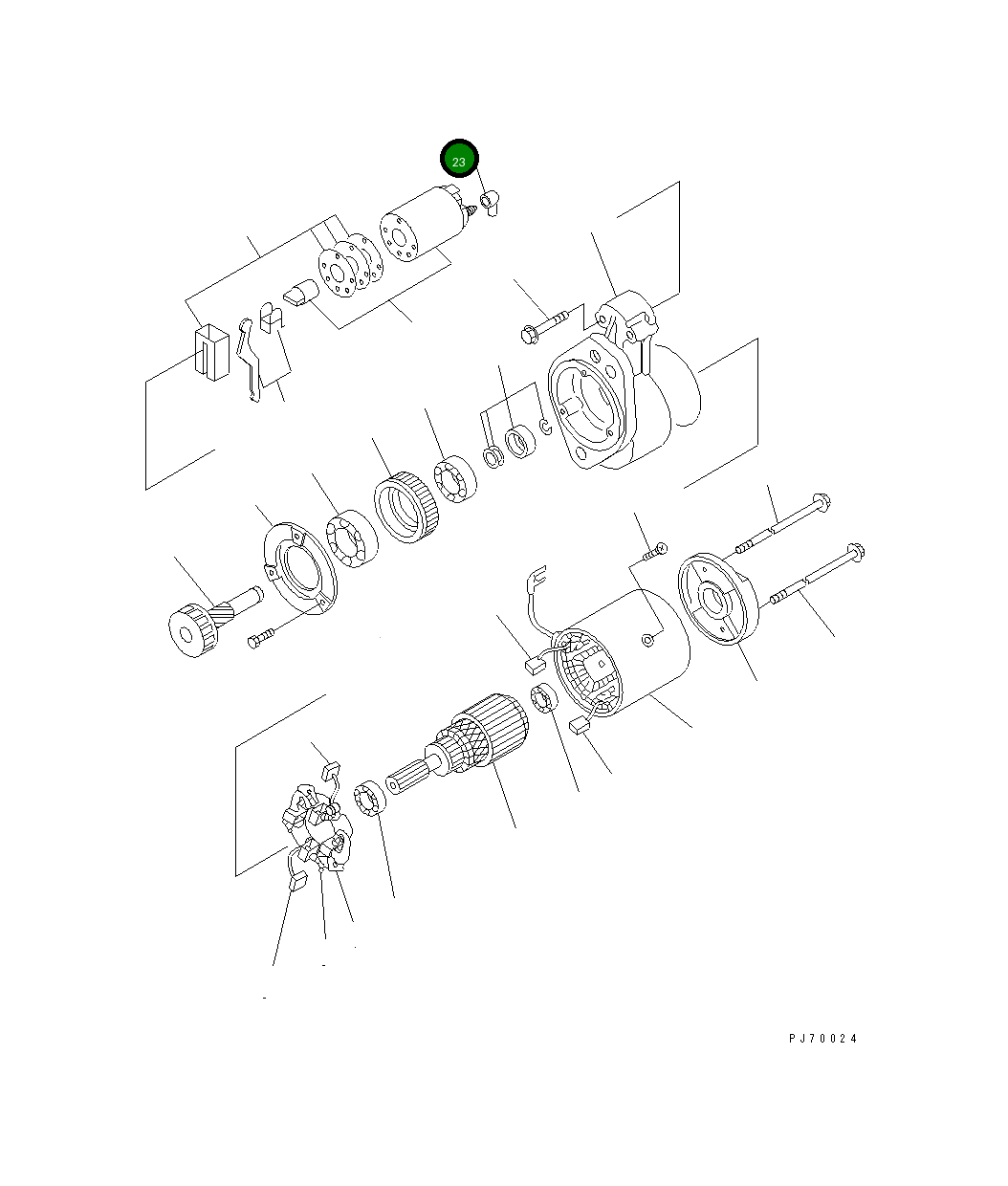 Крышка YMX21142742 Komatsu