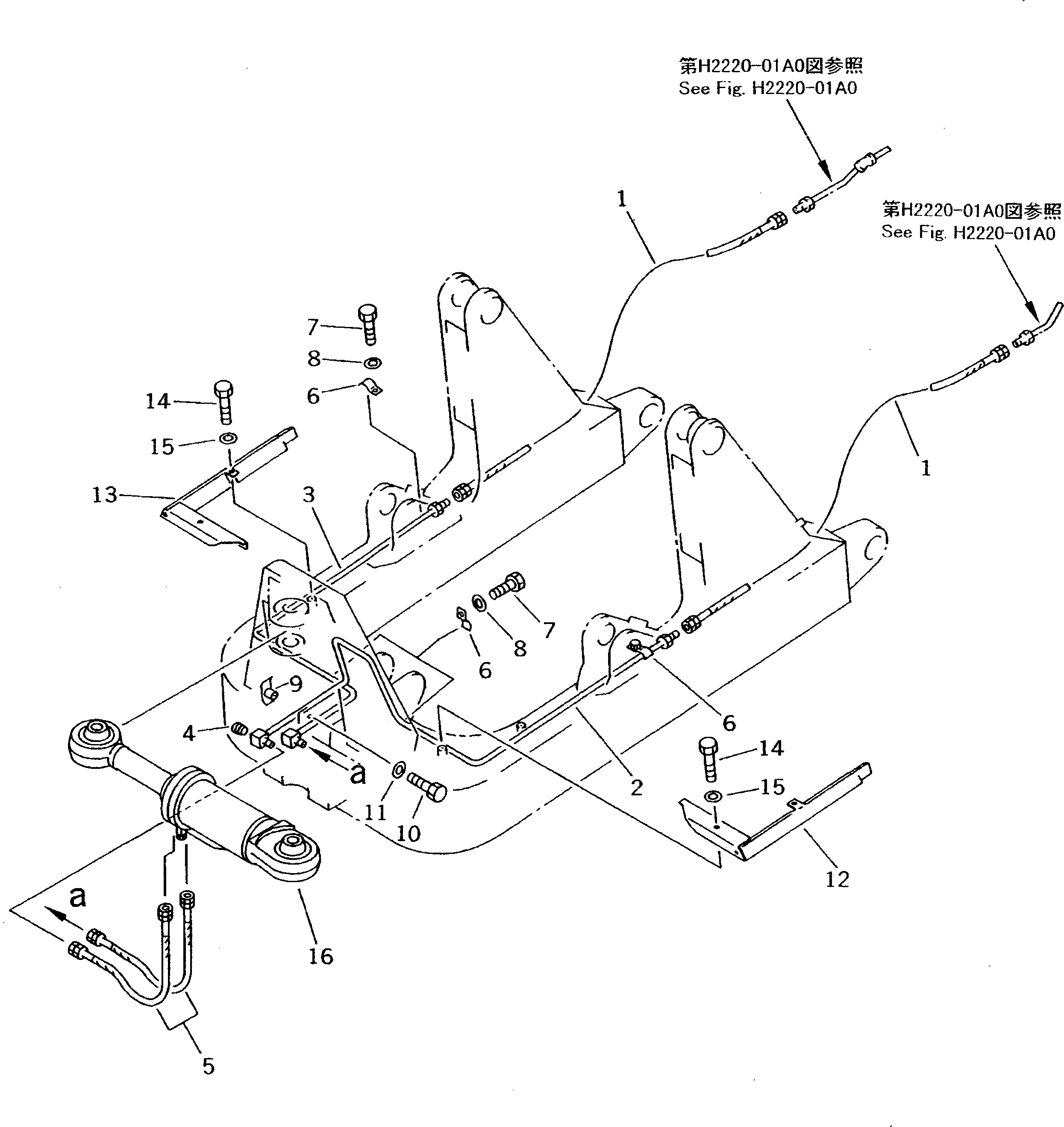 Крышка 13F-62-32220 Komatsu