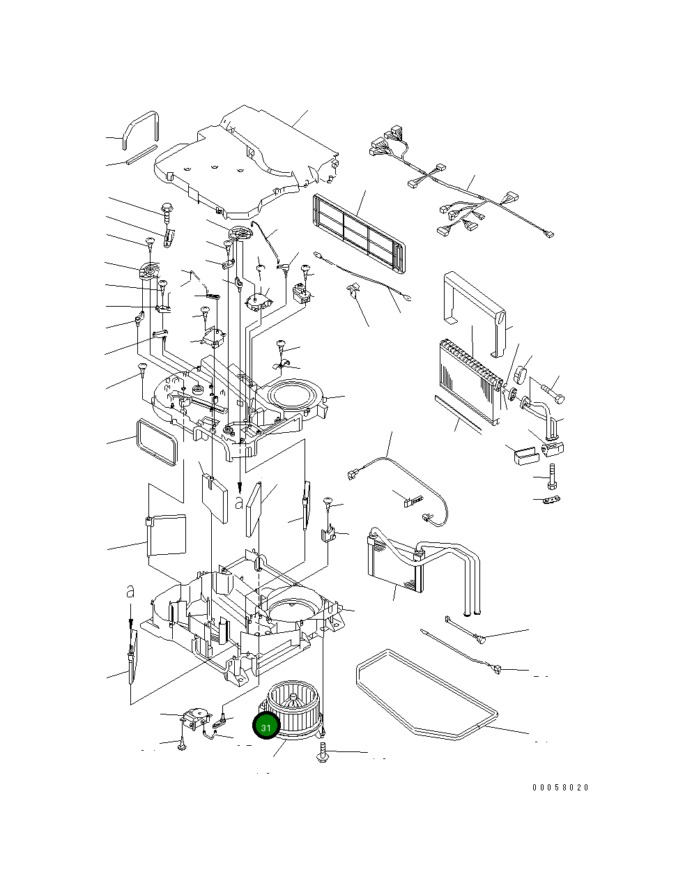 Рычаг ND116682-0670 Komatsu